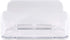 Beauticom Round Style Business Card Holder, Organizer Stand Display for Offices, Receptionist, Salons (Clear, 6 Pieces)
