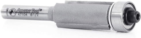 Amana Tool 47104 Flush Trim Router Bit, 1/2-Inch Diameter, 1-Inch Cutting Height