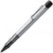 LAMY AL-star 225 Ballpoint Pen - Light Silver Aluminium with Transparent Grip and Chrome-Plated Clip, Large Refill