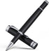 BEILUNER Ballpoint Pens, Stunning Black Chrome with Silver Trim, Best Gift Set for Men & Women, Gift Box with Refill