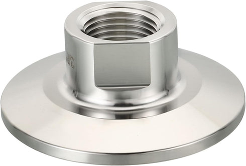 PATIKIL 1.5 Inch TC Tri Clamps Adaptor, Tri-Clover Fittings to NPT 3/8"