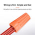 20PCS Electrical Wire Connector Screw Terminal, Twist on Wire Caps with Spring Insert, 22-14 AWG