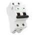 Baomain 16A AC Miniature Circuit Breaker, AC 400V 50Hz 6000A 2 Pole C65 MCB DIN Rail Mounting,MBM6C