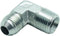 1 Piece Hydraulic Fitting 1/2" Male JIC (3/4"-16 Tpi) x 1/2" Male NPT 90° Elbow Pipe Adapter Flare