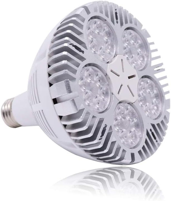 Aolyty 45W (85W Equivalent) PAR38 LED Bulb, White 6000K 3500lm E26 Base, 35 Degree Beam Angle, AC 120V