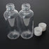 Othmro 20Pcs 60ml PE Plastic Lab Cylindrical Chemical Reagent Bottle, Small Mouth Transparent Liquid Storage Container