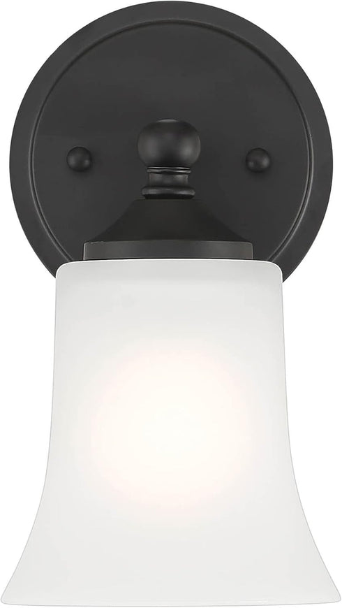 1 D278M-WS-MB DESIGNERS FOUNTAIN Bronson Light Wall Sconce, Matte Black