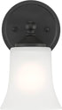 1 D278M-WS-MB DESIGNERS FOUNTAIN Bronson Light Wall Sconce, Matte Black