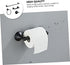 Set Retro Black Stainless Steel Towel Holder for Bathroom