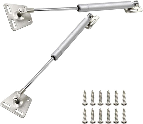 LLJJLXZCD 2-Piece Lift Bracket 150N/33Ibs, Air Strut, Cabinet Hinge, Toy Box Hinge