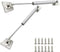 LLJJLXZCD 2-Piece Lift Bracket 150N/33Ibs, Air Strut, Cabinet Hinge, Toy Box Hinge