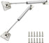 LLJJLXZCD 2-Piece Lift Bracket 150N/33Ibs, Air Strut, Cabinet Hinge, Toy Box Hinge
