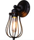 Mengjay Indoor Wall Light Edison Lamp Vintage Industrial Cage E26 Wall Lamp Ceiling