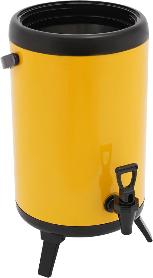 Oiveinya 10L Commercial Insulated Beverage Cooler, Dispenser with Stainless Steel Interior and Faucet Portable