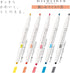 Zebra WKT7-N-5C-N Highlighter, Mild Liner in 5 Friendly Colors