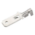 Baomain 1/4" Male Spade Quick Splice Crimp Terminals 6.3mm Crimp connector Non insulated Pack of 100