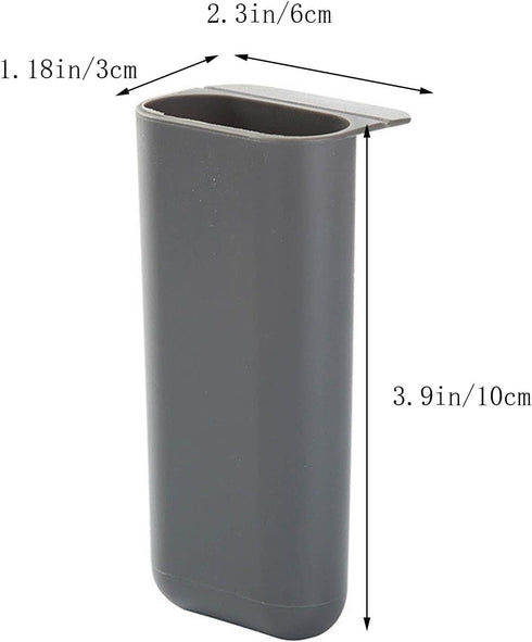 YUANstore 2pcs Rectangular Desktop Storage Box Computer Monitor Pocket Pencil Holder Home Office Stationery Storage