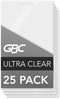 GBC Laminating Sheets, Thermal Laminating Pouches, Luggage Tag Size, 5 Mil, 25 Pack