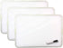 Flipside Products Two-Sided Aluminum Framed Magnetic Dry Erase Board, 9" x 12", Pack of 3