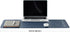 Leather Desk Mat, Non-Slip PU Desk Pad for Office and Home, Large Mouse Pad and Desk Organization (Dark Blue, 31.5"x
