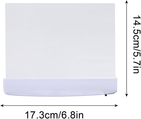 Flat Book Lights for Reading at Night in Bed Clear LED Book Page Light Bookmark Light for Reading Illuminator Panel