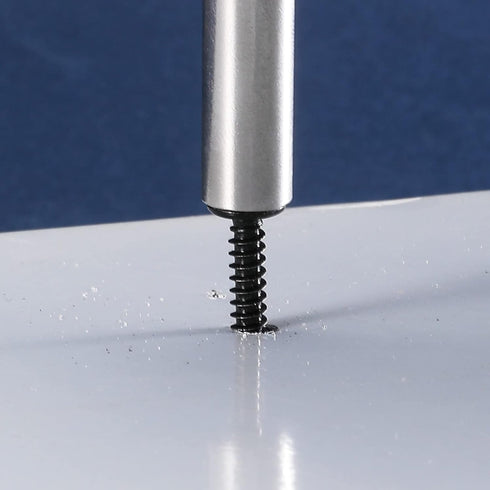 #14 x 5/8" Sheet Metal Screws, 100PCS 410 Stainless Steel Hex Washer Head Tek Screws, Black Oxide