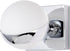 Warehouse of Tiffany 3008/1WB Sani 5 in, 1-Light Indoor Chrome Finish Wall