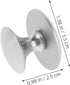 2pcs Angoily Shower Grab Bars Suction Cups Easy Install Adhesive Handles for Glass Cabinets and Fridges Renters
