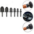 6pcs HVAC Repairing Set Air Conditioner Copper Tube Expander with Manual Pipe Swage Expander Drill Bits
