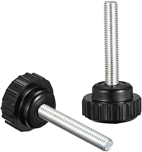 uxcell M5 x 30mm Metric Male Thread Knurled Clamping Knobs Grip Thumb Screw Hand Clamping Handle Bolt with Plastic