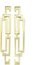 Semetall 5.6" Drawer Pulls - Modern Gold Cabinet Handles for Furniture, Pack of 2 with Screws, 3.8" Hole Distance