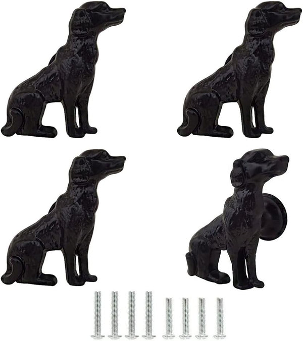 Mizhang Cabinet Knobs Drawer Knobs,Cute Metal Dog Decorative Knob Pulls for Kitchen Cupboard
