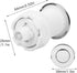 Denpetec Switch(White,Size:28mm) Air Pressure Bath Switch Tub Spa Massage Bath Garbage Waste Disposal Air Switch Push