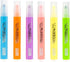 M&G 6 Pcs Cute Highlighters - Multicolor No Bleed Quick Dry Chisel Tip for School, Office, Bible, Notes