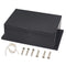 Zulkit Junction Box ABS Plastic Dustproof Waterproof IP65 Electrical Project Enclosure with Fixed Ear