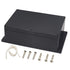 Zulkit Junction Box ABS Plastic Dustproof Waterproof IP65 Electrical Project Enclosure with Fixed Ear