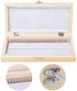 Biology Glass Prepared Microscope Slides with Wooden Storage Box Case