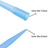 Eowpower 500 Pieces Clear Blue 1000UL 1ml Laboratory Lab Plastic Liquid Pipette Pipettor Tips