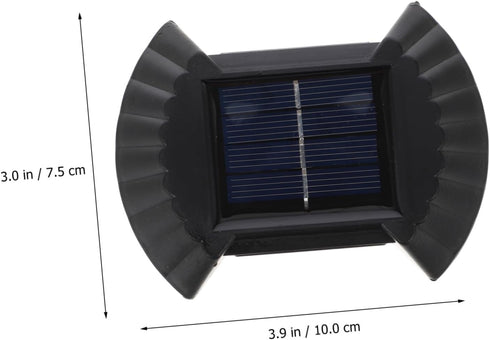 Solar Powered Wall Light - Elegant Outdoor Garden Lamp