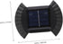 Solar Powered Wall Light - Elegant Outdoor Garden Lamp