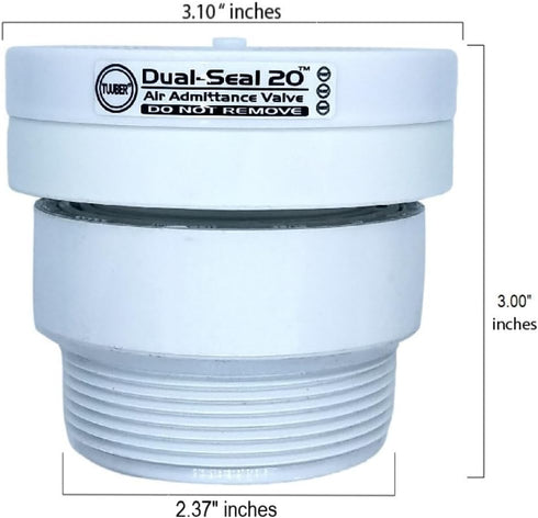 2-inch Vent Tuuber, 2X Superior Seal Air Admittance Valve