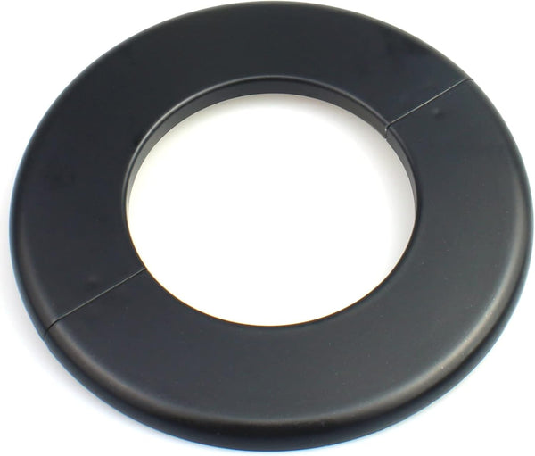 FDXGYH 2 Pcs Self-Adhesive Tape, 3.0 Inch ABS Wall Split Flange Round Escutcheon Plate Cover for Faucet Decoration