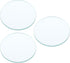 YOKIVE 3 Pcs Flat Convex Lens, Clear Glass Optical Lenses for Telescope, Great for Photography, Optical Instruments