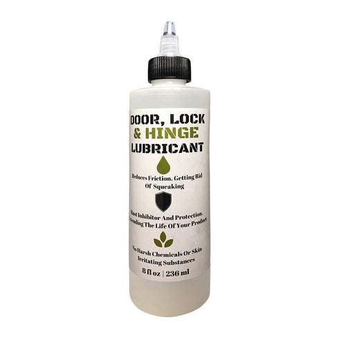 Door, Lock, and Hinge Lubricant - 8 Oz for Sliding Doors, Garage Doors, Stiff Hinges, and Stuck Locks