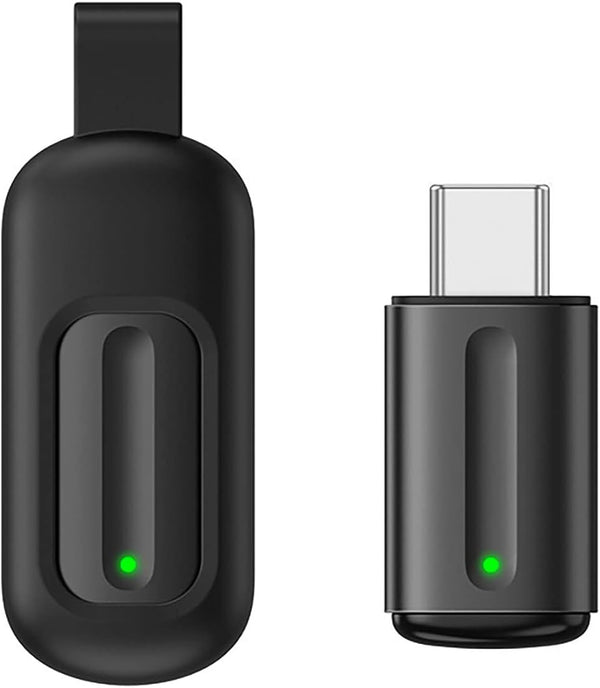 Universal Mini Smart IR Remote Controller, Smartphone Infrared Controller Adapter for Home Appliances (Type C, Black)
