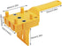 Woodworking Dowel Jig, Self-Centering Handheld Dowel Jig with Drill Guide for 6/8/10mm Drill Bits