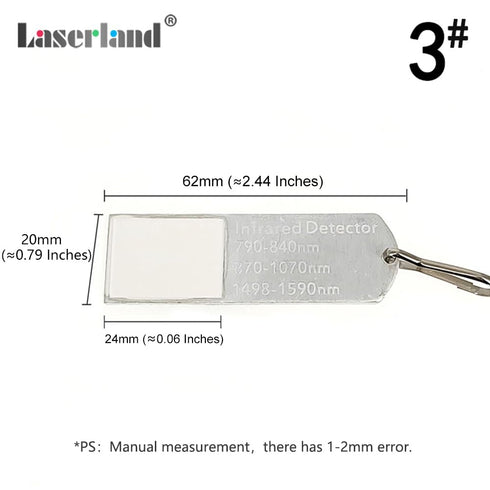 980nm 1064nm Nd:Yag IR Infrared Laser IR Detection & Alignment Visulizer Detector Display Board Card