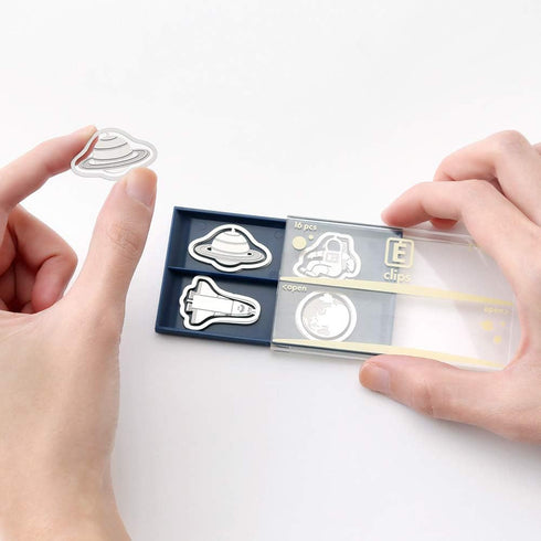 Midori Clips, Etched Clips, Space Design