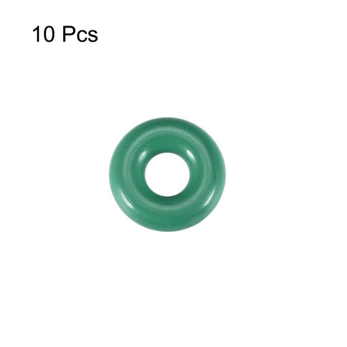 uxcell Fluorine Rubber O-Rings - 10mm OD 3mm ID 3.5mm Width FKM Seal Gasket for Machinery Plumbing, Pack of 10