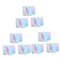3sets Prism Cube Glass Cube for Light Refraction Experiment School Science Kit